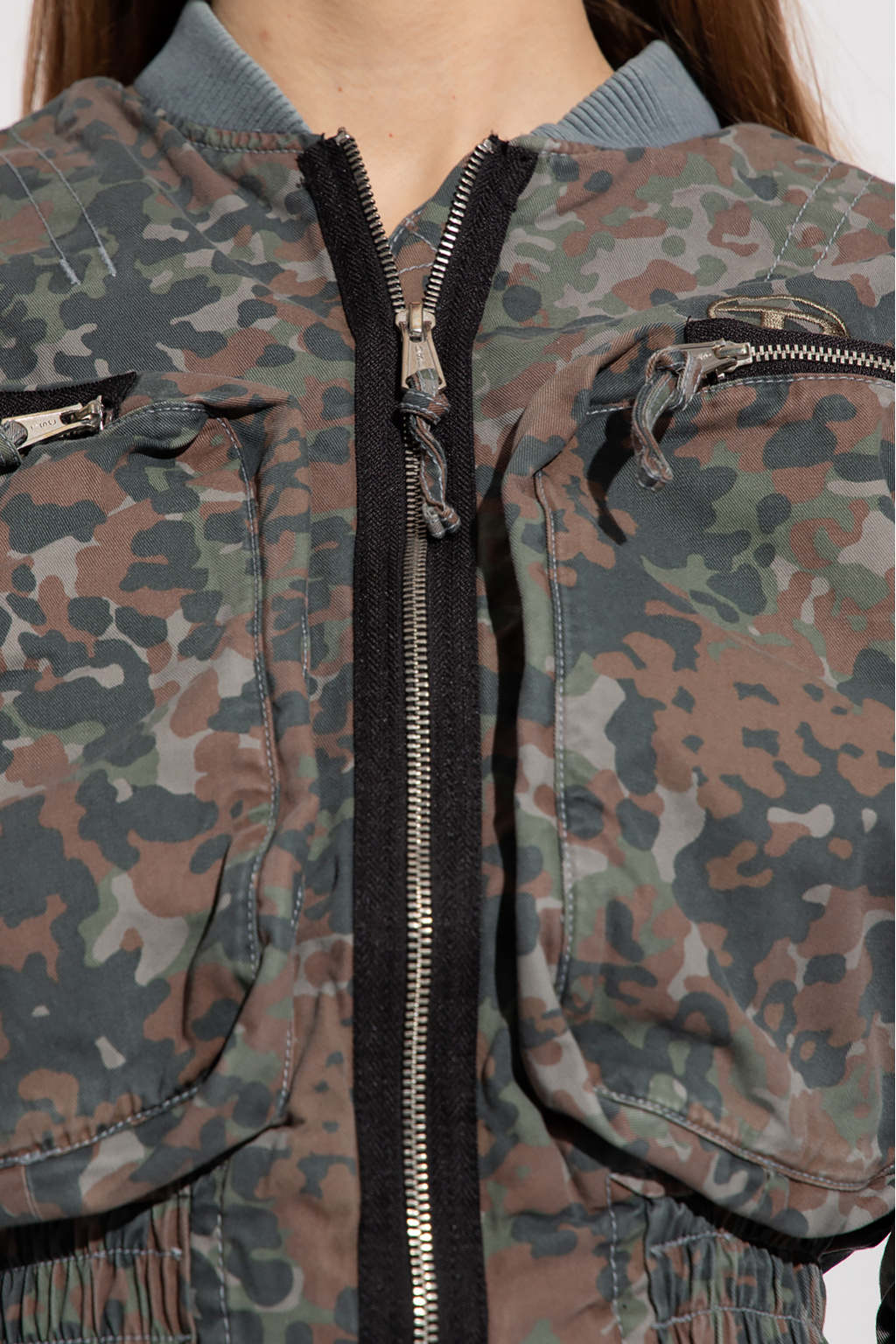 Pat' jacket Diesel - SchaferandweinerShops TW - Cara Mila
